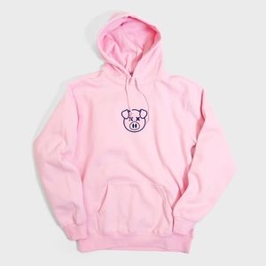 🆕️Shane Dawson, Pink Embroidered Logo Hoodie